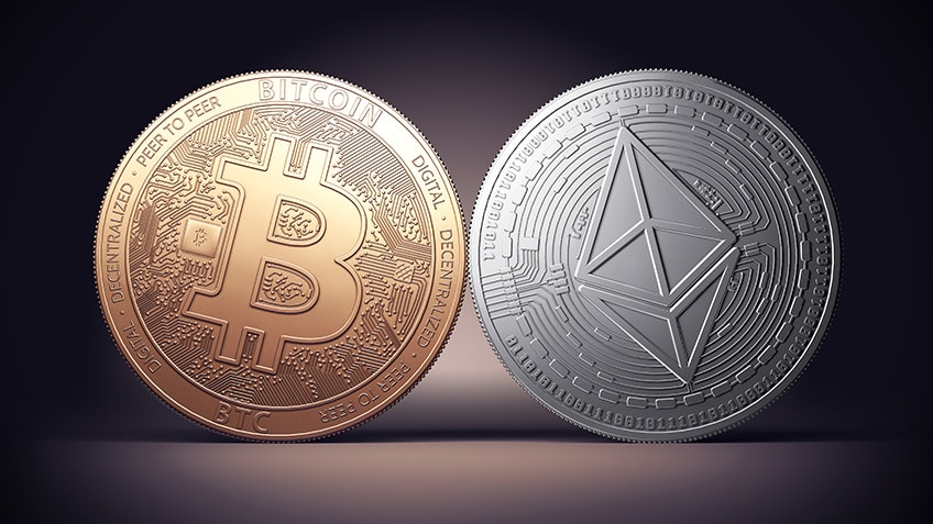 Ethereum and Bitcoin prices rise as crypto market temporarily passes $1 trillion